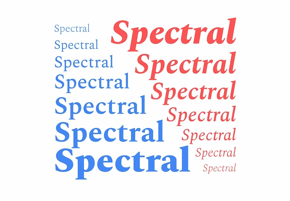 Spectral Font Family