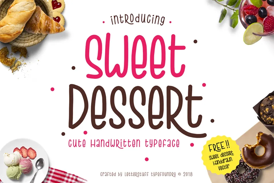 Sweet Dessert Script Font