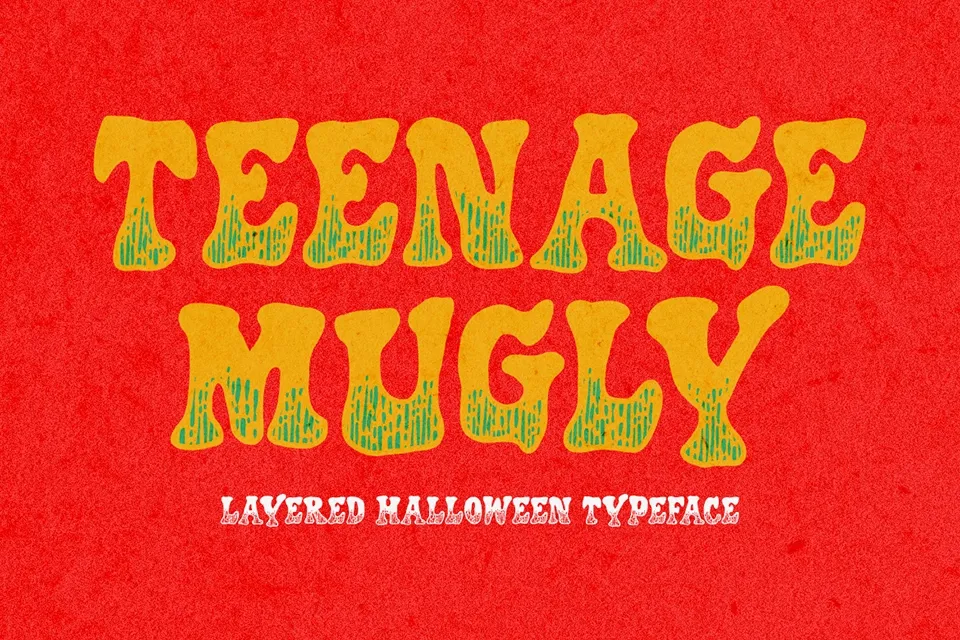 Teenage Mugly Font