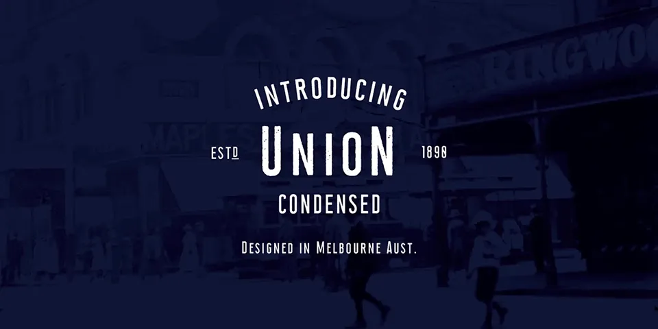 Union Condensed Font