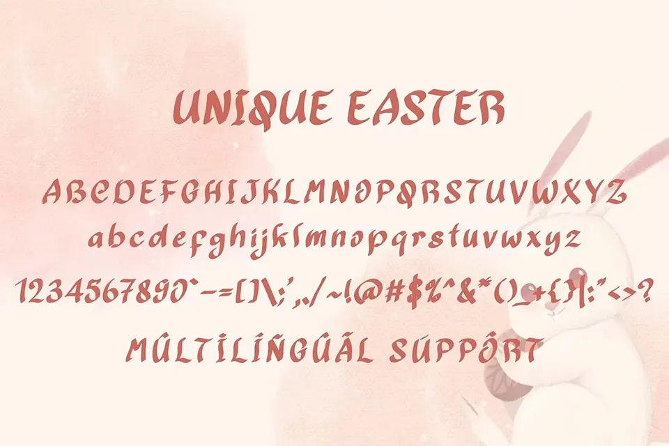 Unique Easter Font