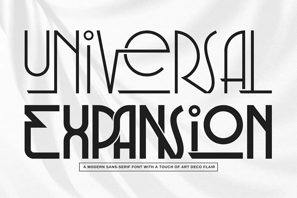 Universal Expansion Font