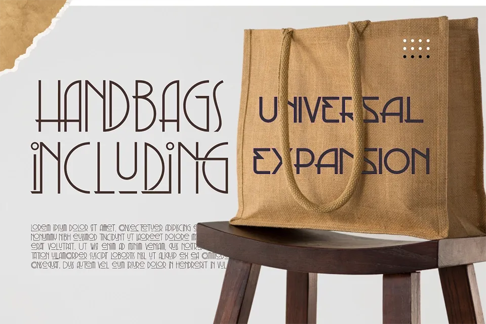 Universal Expansion Font