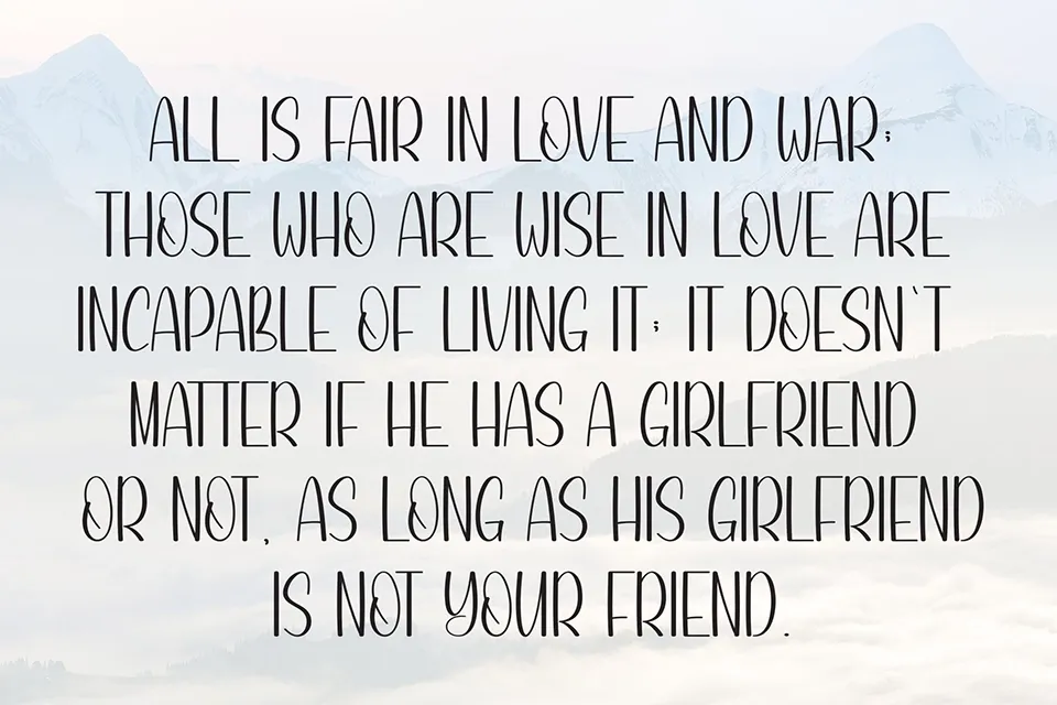 Valentine February Display Font