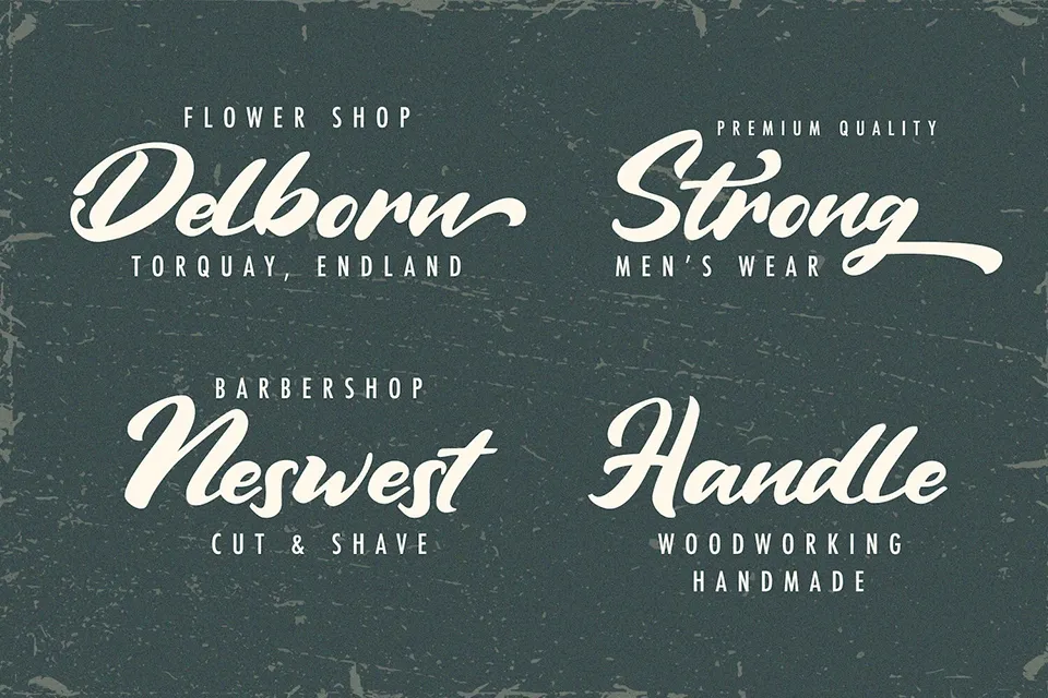 Vintage Style Script Font