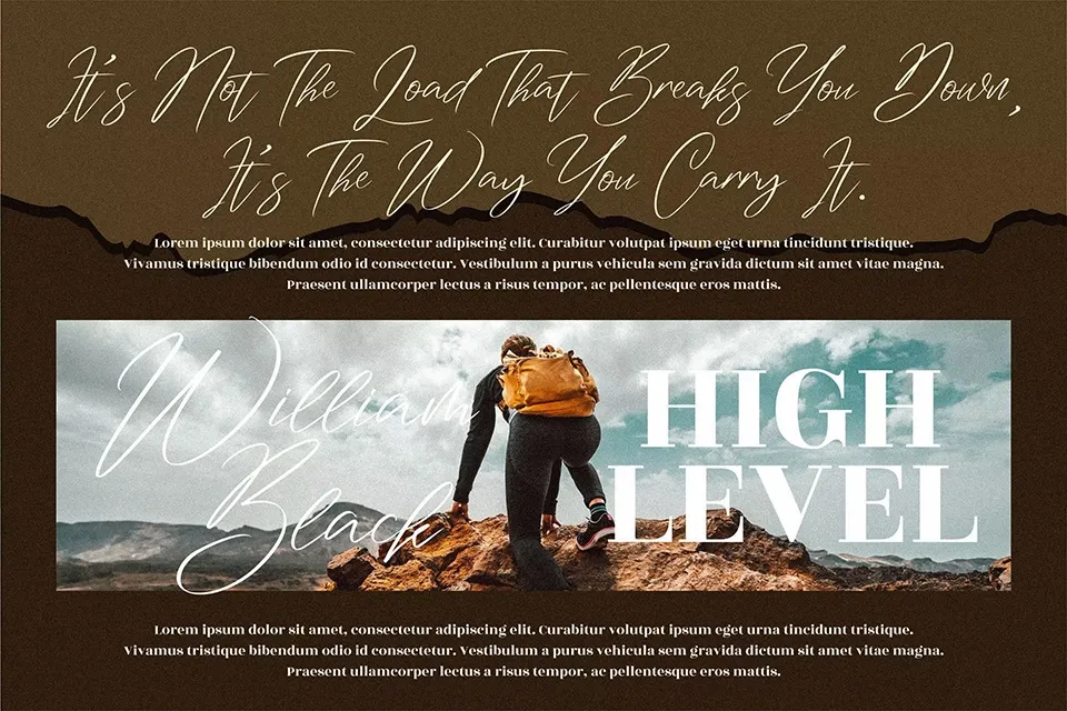 Washington Signature Font