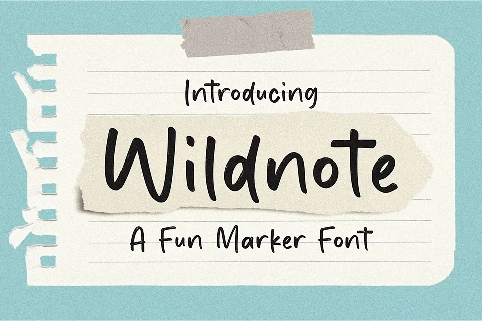 Wildnote Font