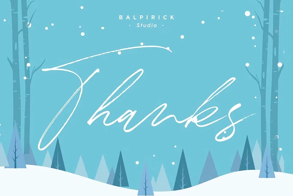 Winterlady Beautiful Font