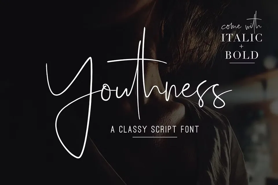 Youthness Script Font