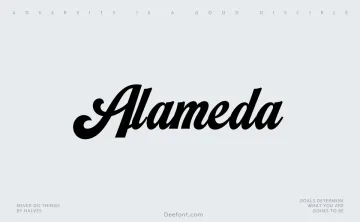 Alameda Script Font