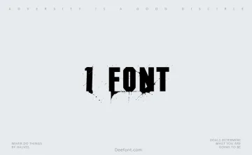 1 Font