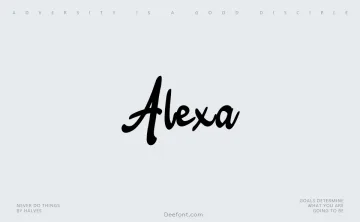 Alexa Font