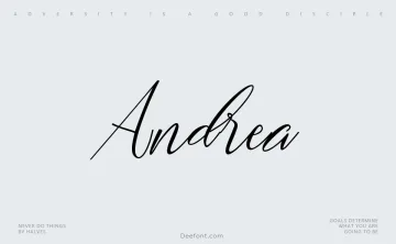 Andrea Handwritten Font