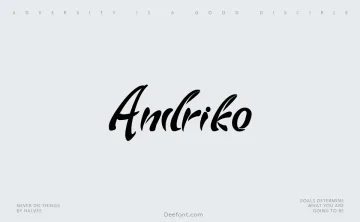Andriko Font