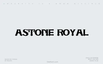 Astone Royal Font