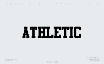 Athletic Font