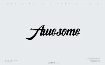 Awesome Display Font