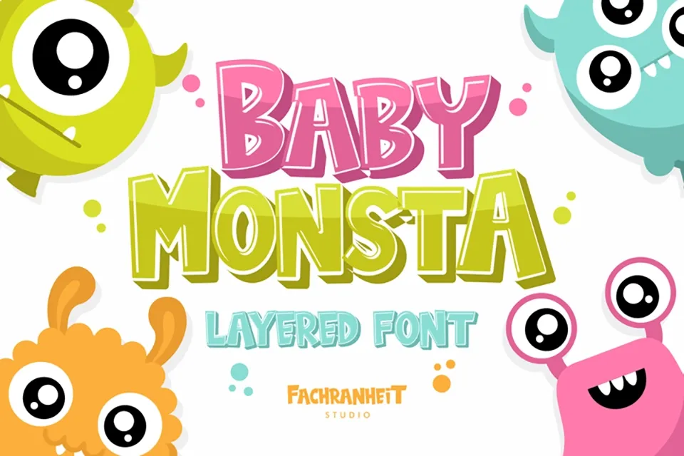 Baby Monsta Font