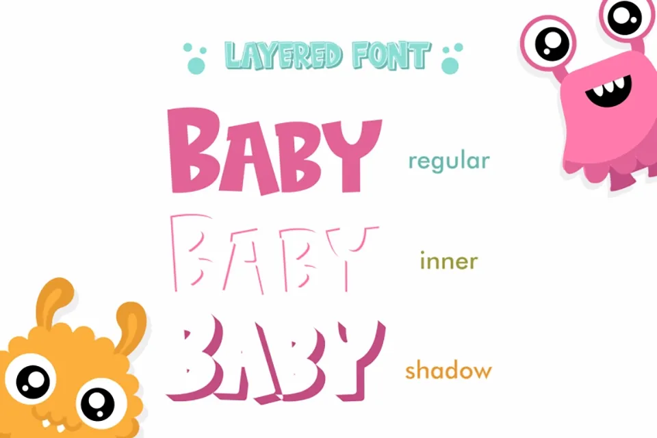 Baby Monsta Font