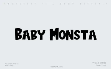 Baby Monsta Font