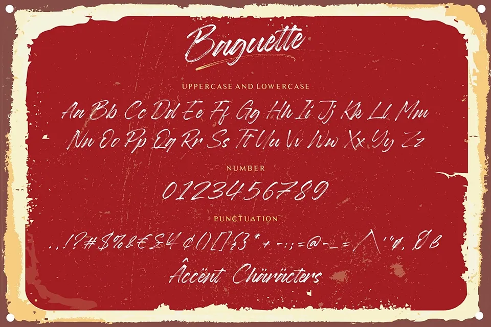 Baguette Font