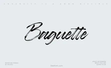 Baguette Font