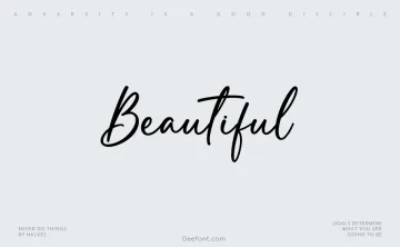 Beautiful Font