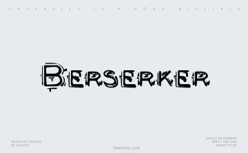Berserker Font