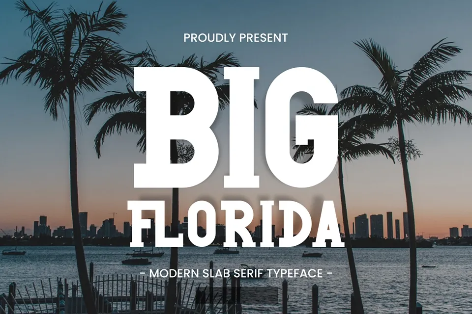 Big Florida Font