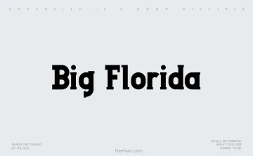 Big Florida Font