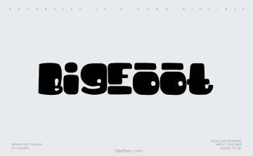 Bigfoot Font