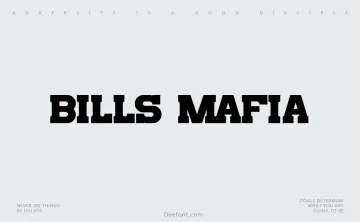 Bills Mafia Font