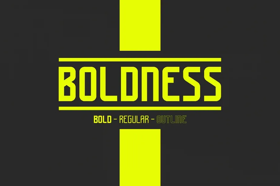 Boldness Font