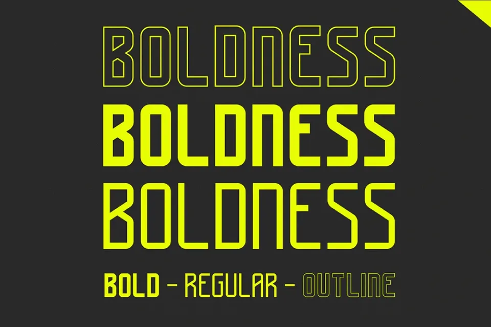 Boldness Font