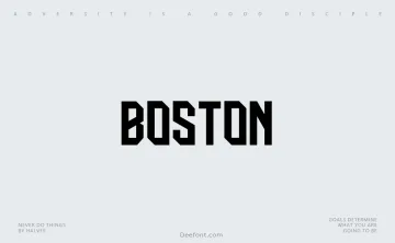 Boston Font