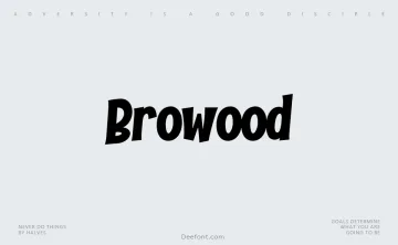Browood Font