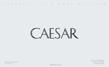 Caesar Font
