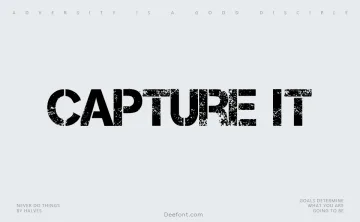 Capture It Font