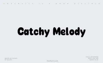 Catchy Melody Font