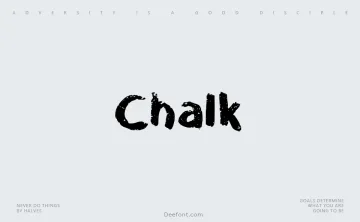 Chalk Font