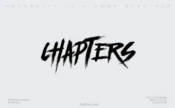 Chapters Font