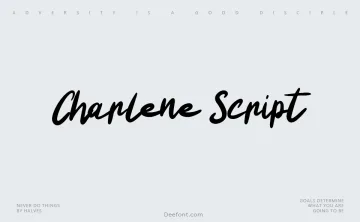 Charlene Script Font
