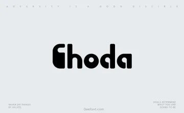 Choda Font