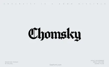 Chomsky Font