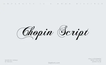 Chopin Script Font