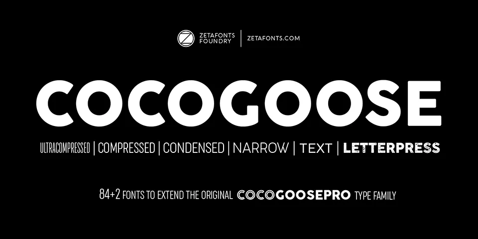 Cocogoose Font