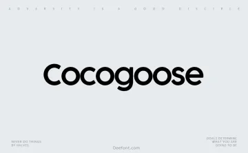 Cocogoose Font Family