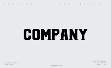 Company Font