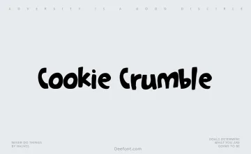 Cookie Crumble Font
