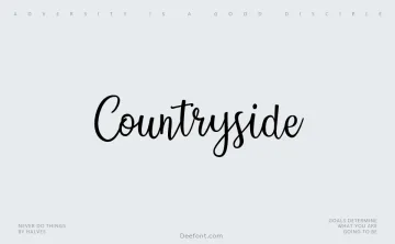 Countryside Font